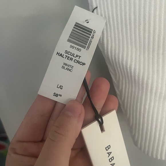 Aritzia Babaton Sculpt Knit mock neck halter top - Picture 4 of 4